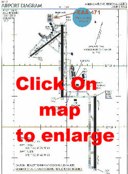 Click here to enlarge Abilene Regional Airport Map